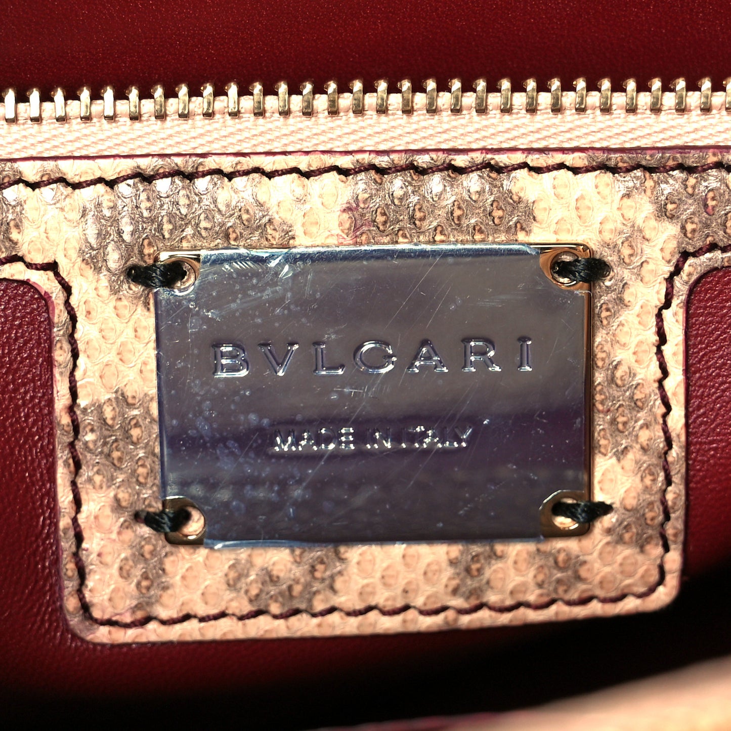 Karung Serpenti Forever Crossbody Burgundy