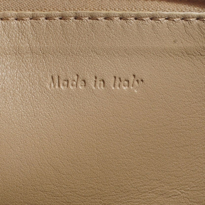 Celine Lambskin Bi-Color Solo Clutch Pouch Beige Butter 6 of 8