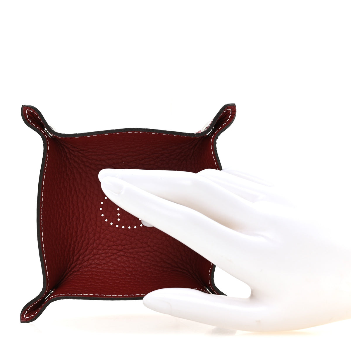Taurillon Mini Mises et Relances Evelyne Change Tray Rouge H