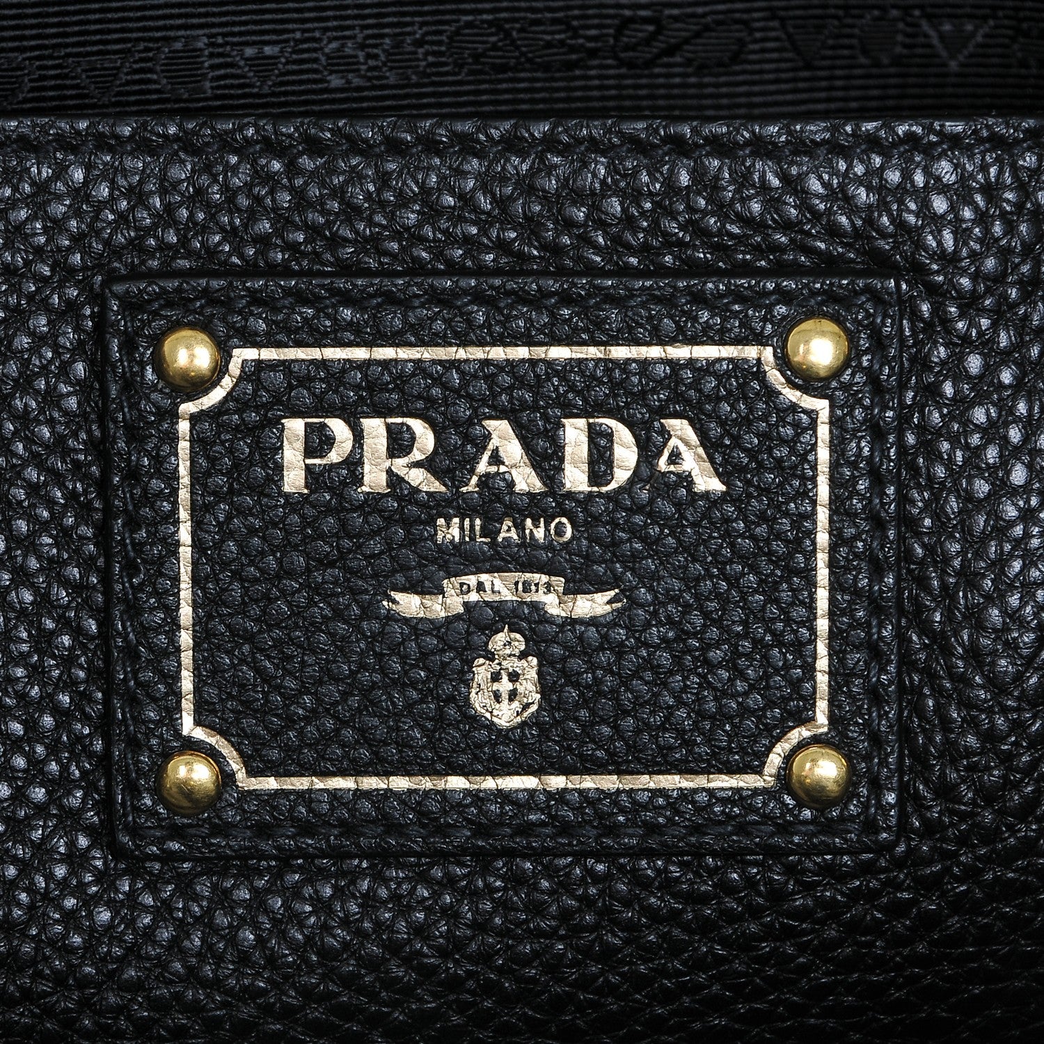 Prada Vitello Daino Top Handle Tote Nero Black 6 of 6