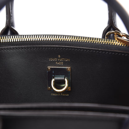 Louis Vuitton Calfskin City Steamer MM Vanilla Black 6 of 8