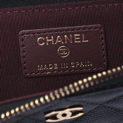 Chanel Caviar Quilted Zipped Key Holder Case Black 6 of 9