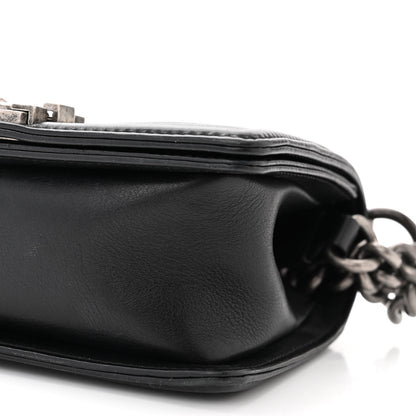 Chanel Calfskin Double Stitch Small Boy Flap Black 10 of 10