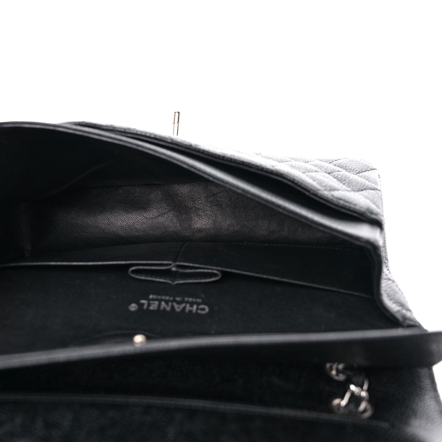 Chanel Caviar Quilted Medium Double Flap Black 5 of 12