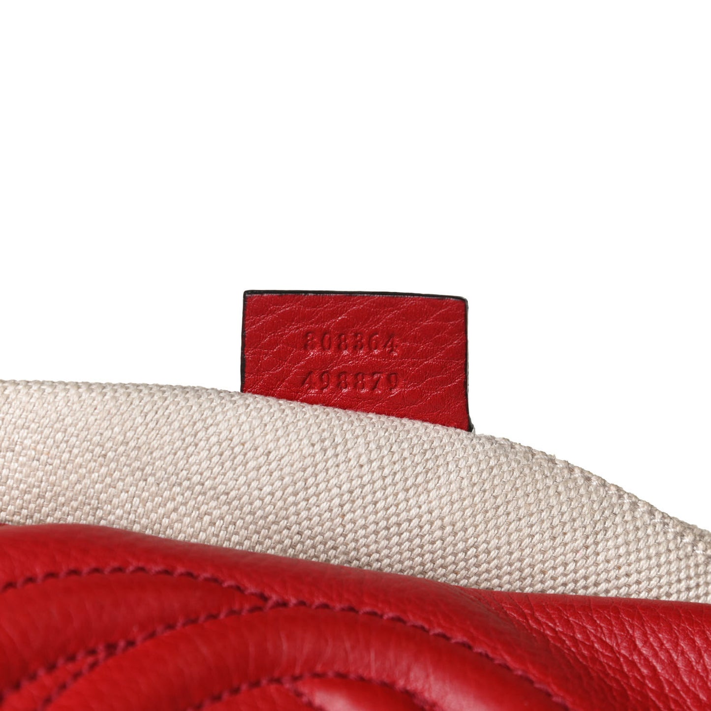 Pebbled Calfskin Small Soho Disco Bag Tabasco Red