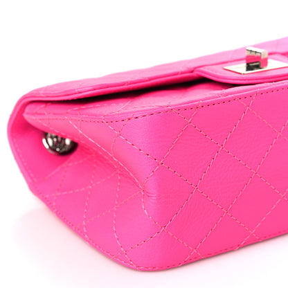 Chanel Goatskin Quilted 2.55 Reissue Mini Flap Fluorescent Pink 8 of 9