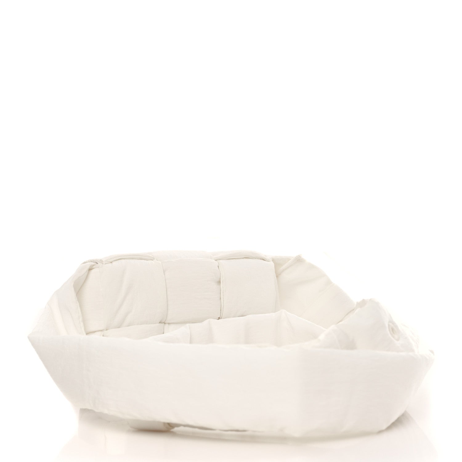 Bottega Veneta Nylon Intrecciato Padded Tech Candy Cassette Bag White 3 of 9