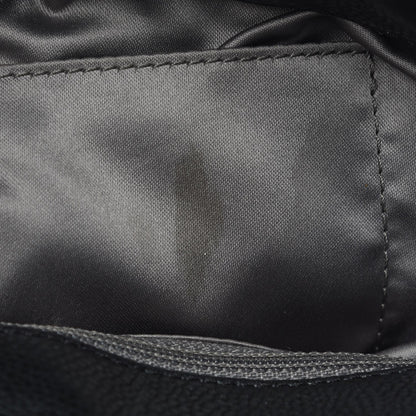 Chanel Glazed Caviar Flap Hobo Dark Grey 7 of 9