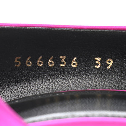 Balenciaga Satin Talon d'Orsay Pumps 39 Rose Fuchsia 8 of 11