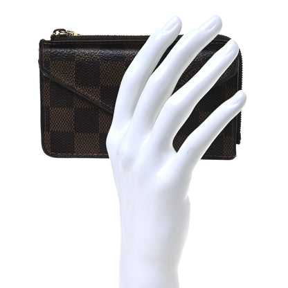 Louis Vuitton Damier Ebene Recto Verso Card Holder Red 2 of 10