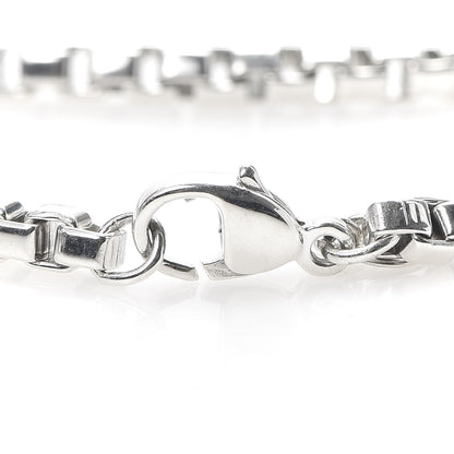 Tiffany Sterling Silver 4mm Venetian Link Bracelet 4 of 6