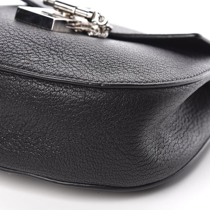 Chloe Grained Lambskin Mini Drew Shoulder Bag Black 9 of 10