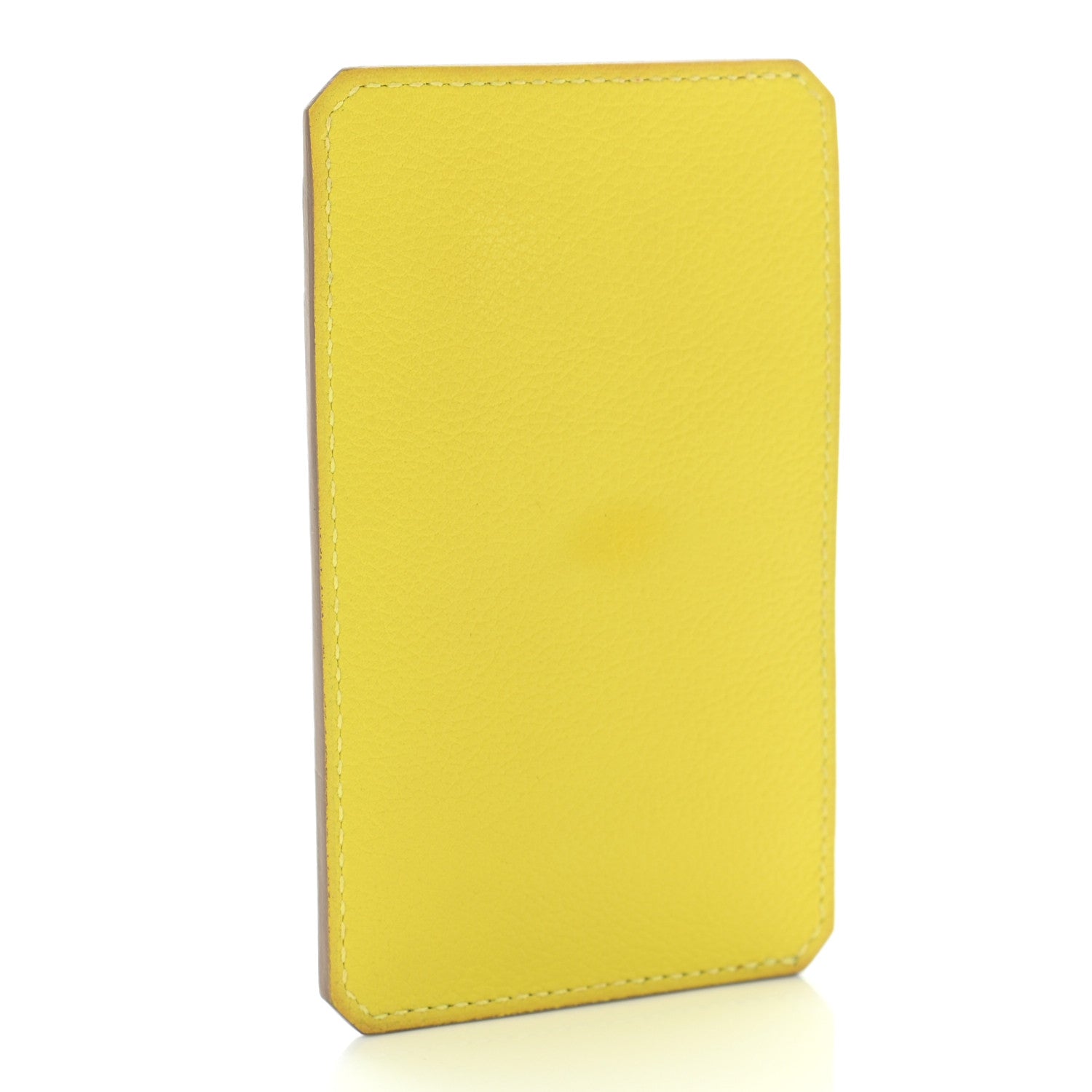 Hermes Evercolor City 3CC Colorblock Card Holder Menthe Soufre Bleu France 3 of 8