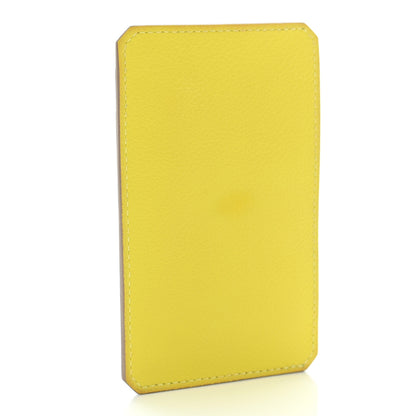 Hermes Evercolor City 3CC Colorblock Card Holder Menthe Soufre Bleu France 3 of 8