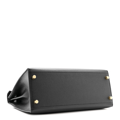 Hermes Epsom Kelly Sellier 28 Black 4 of 11