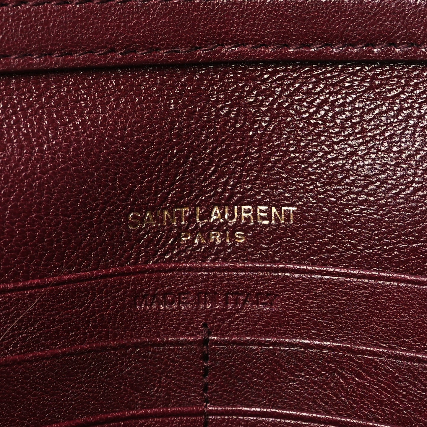 Lambskin Diamond Quilted Angie Chain Bag Burgundy
