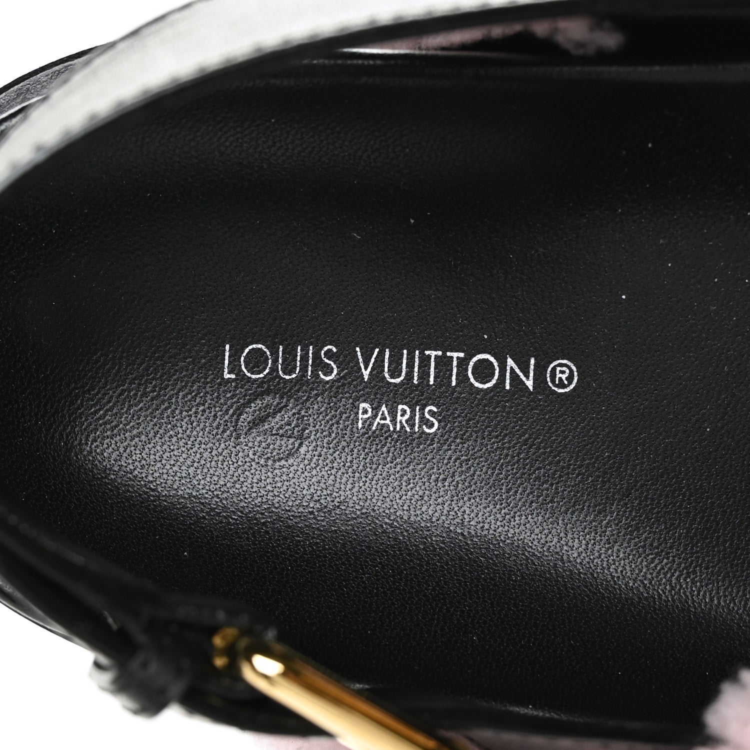 Louis Vuitton Shearling Paseo Sandals 40 Pink 7 of 8