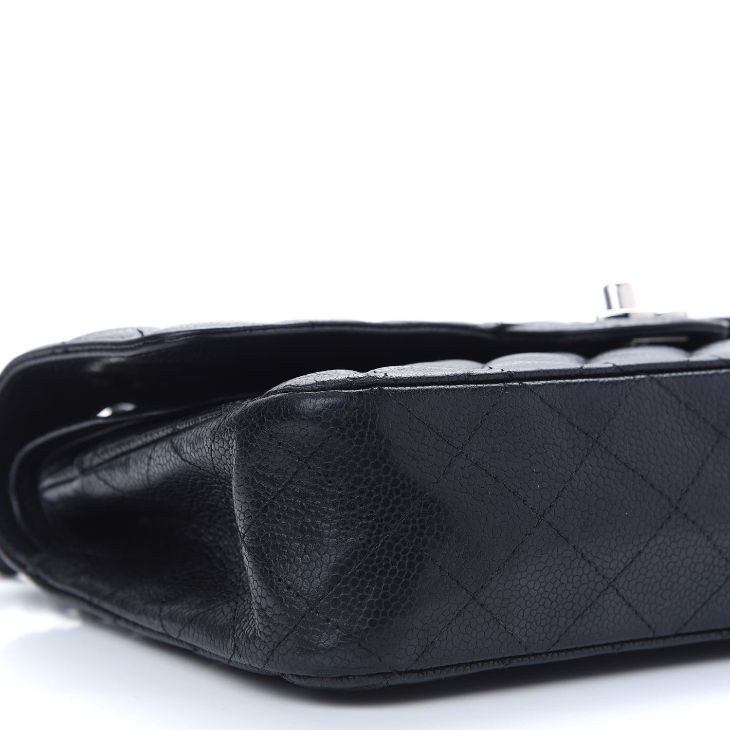 Chanel Caviar Quilted Medium Double Flap Black 8 of 9