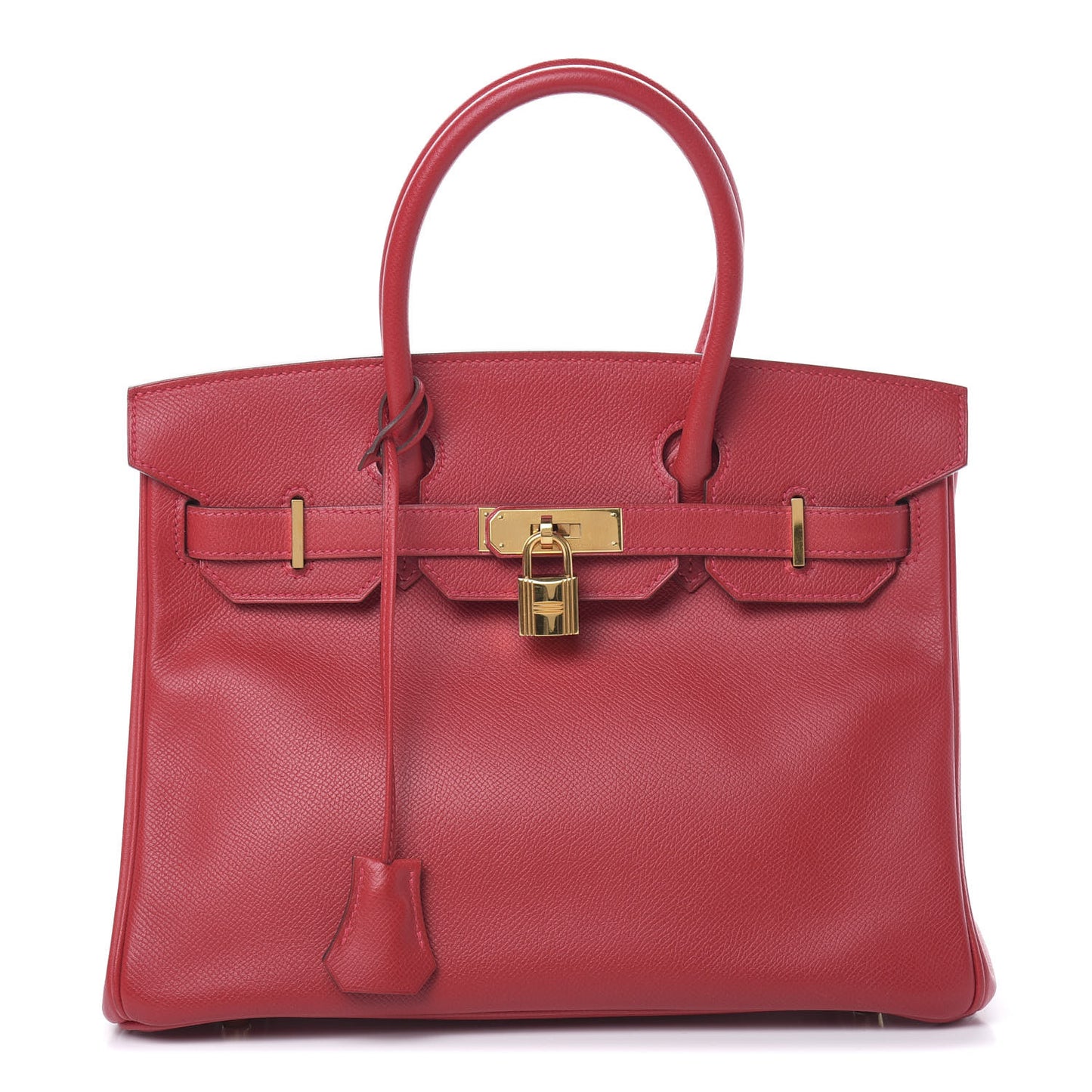 Epsom Birkin 30 Rouge Casaque