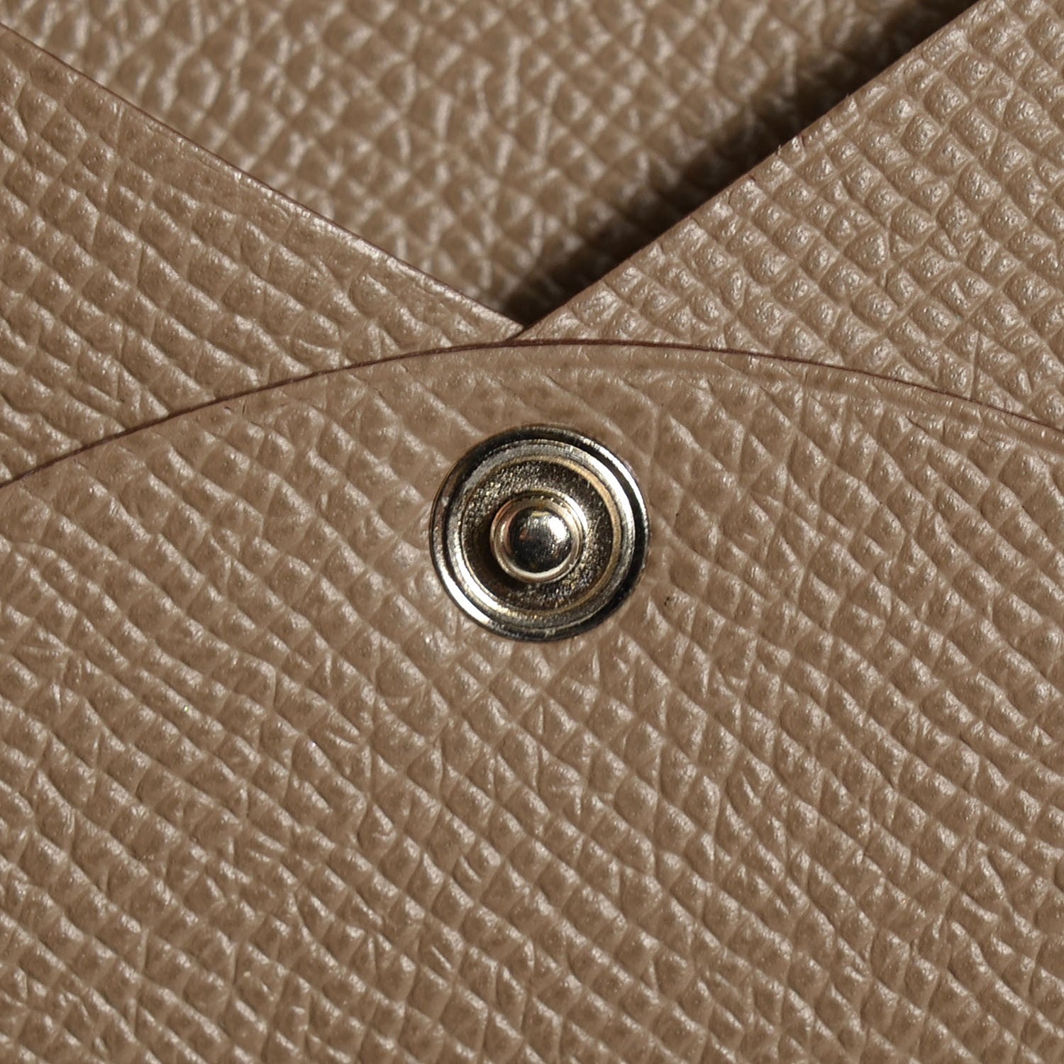 Hermes Epsom Calvi Card Case Etoupe 10 of 10