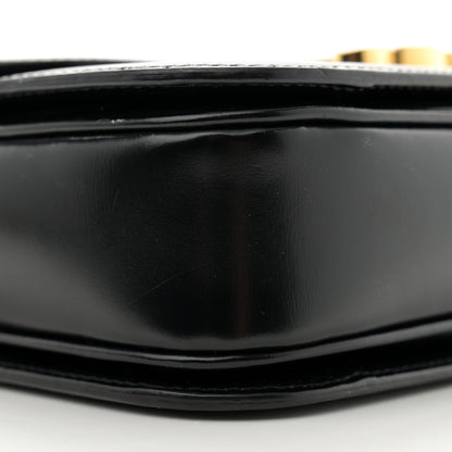 Celine Shiny Calfskin Medium Triomphe Black 10 of 14