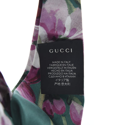 Gucci Silk Blooms Print Duchesse Headband Grass 5 of 7