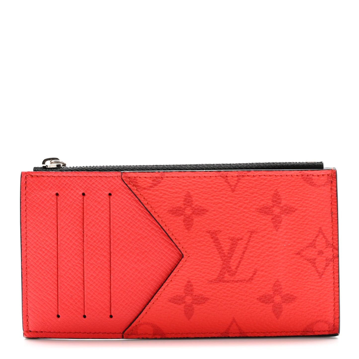 Taigarama Coin Card Holder Fire Red