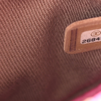 Chanel Goatskin Stitched Casual Trip Messenger Flap Pink 7 of 11