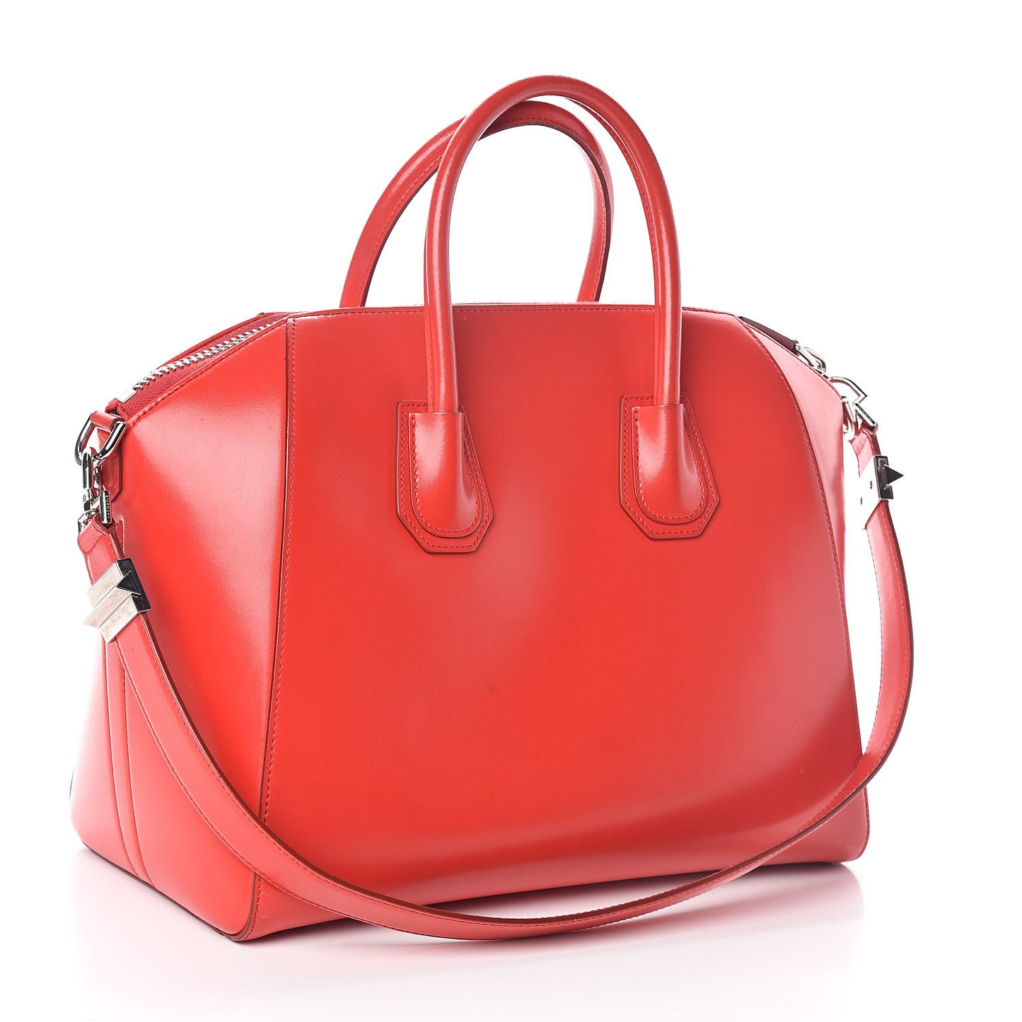 Shiny Lord Calfskin Medium Antigona Medium Red