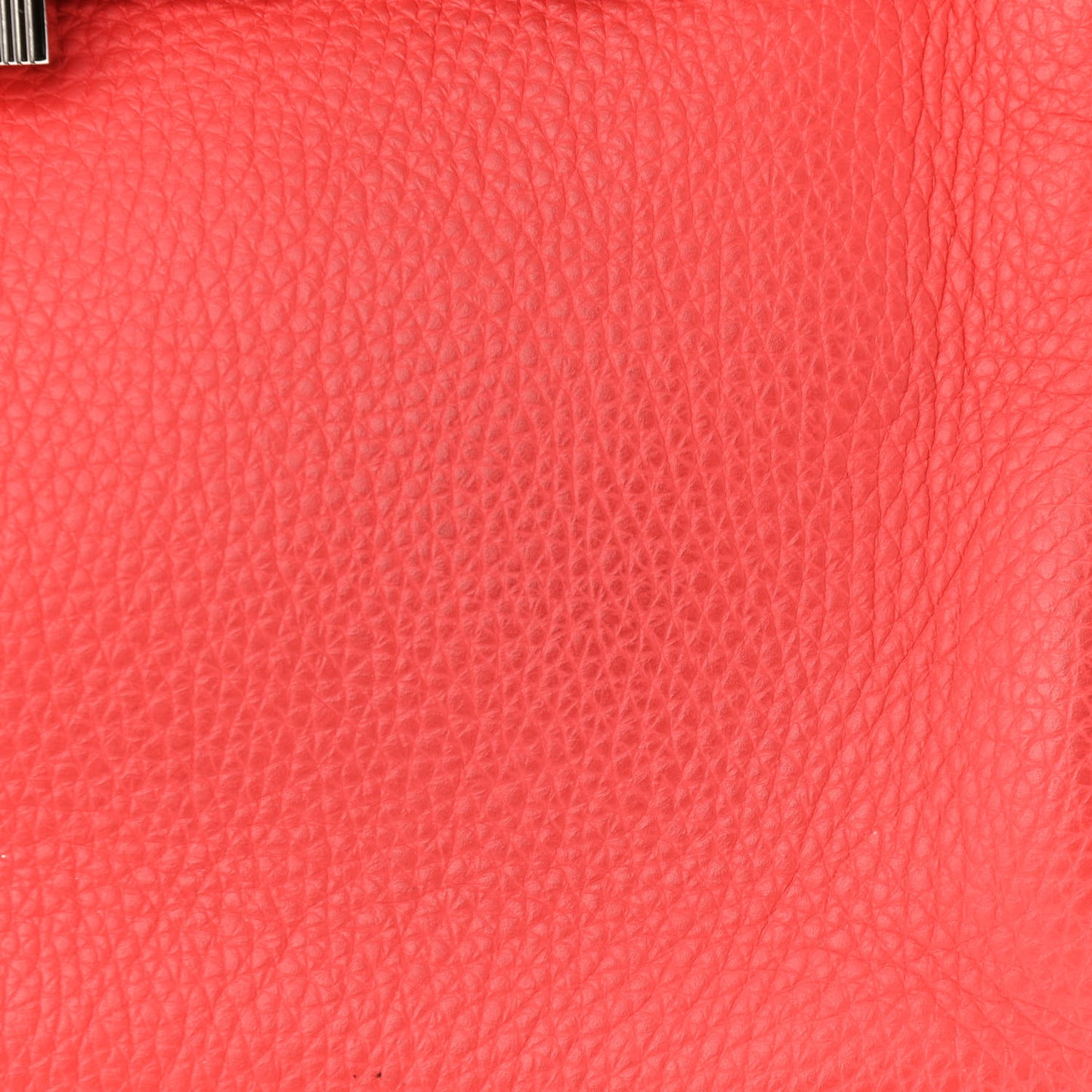 Taurillon Clemence Birkin 30 Rouge Pivoine