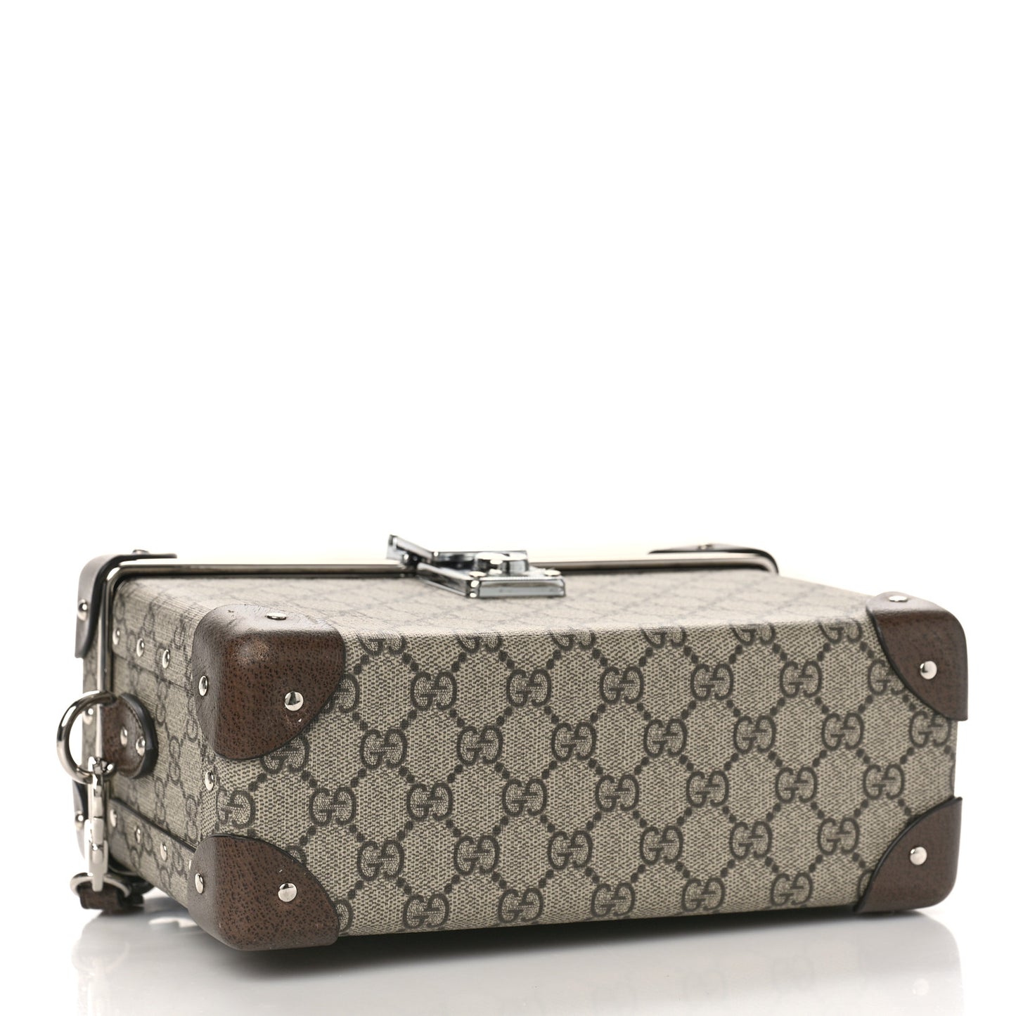 GG Supreme Monogram Globe-Trotter Beauty Case Brown