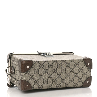 Gucci GG Supreme Monogram Globe-Trotter Beauty Case Brown 4 of 9