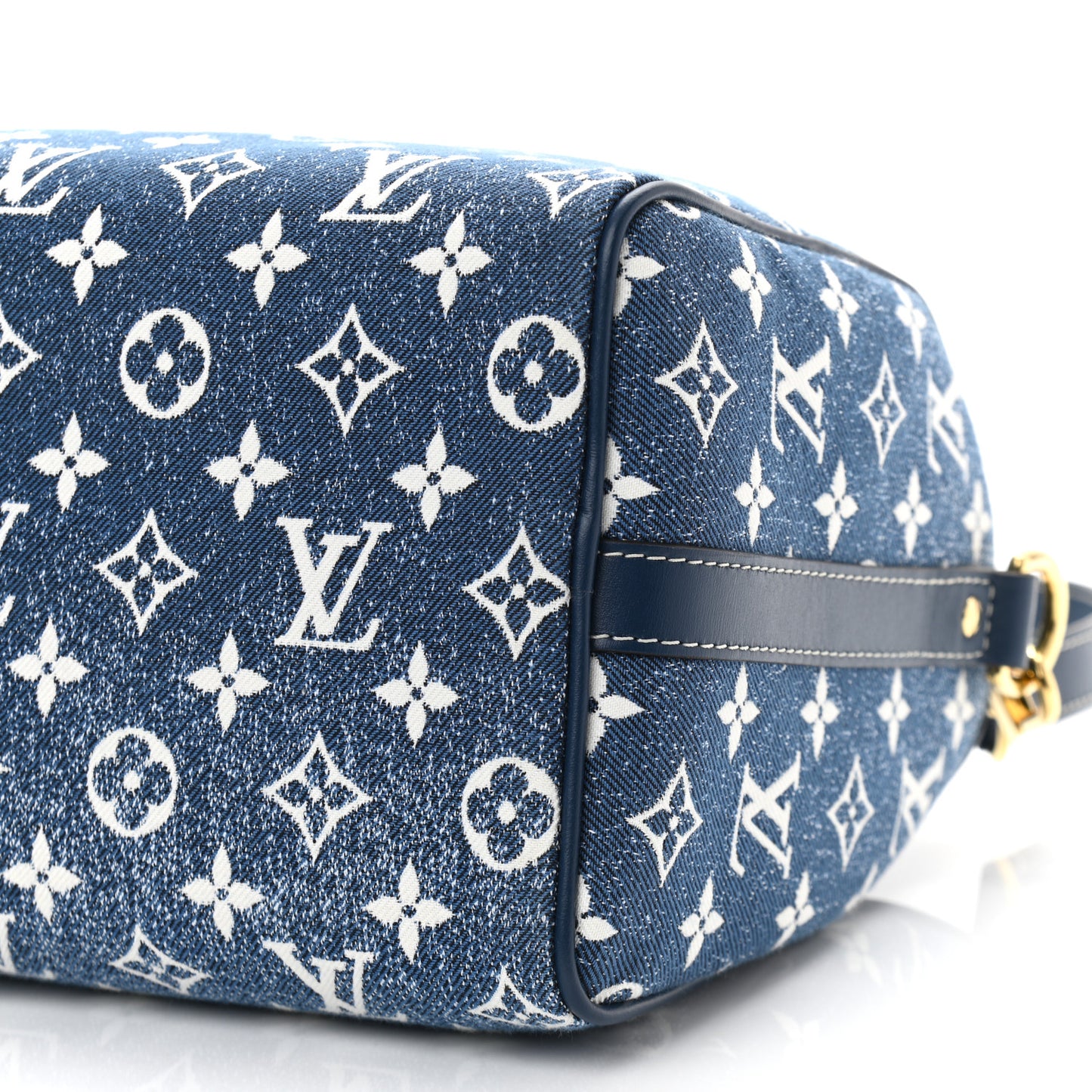 Monogram Jacquard Denim Speedy Bandouliere 25 Bleu