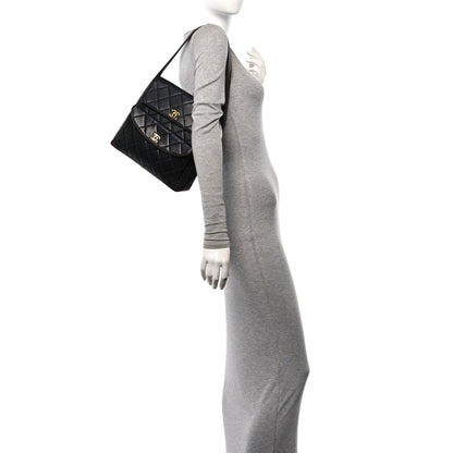 Chanel Lambskin Quilted Double Pocket Shoulder Bag Brown 2 of 13