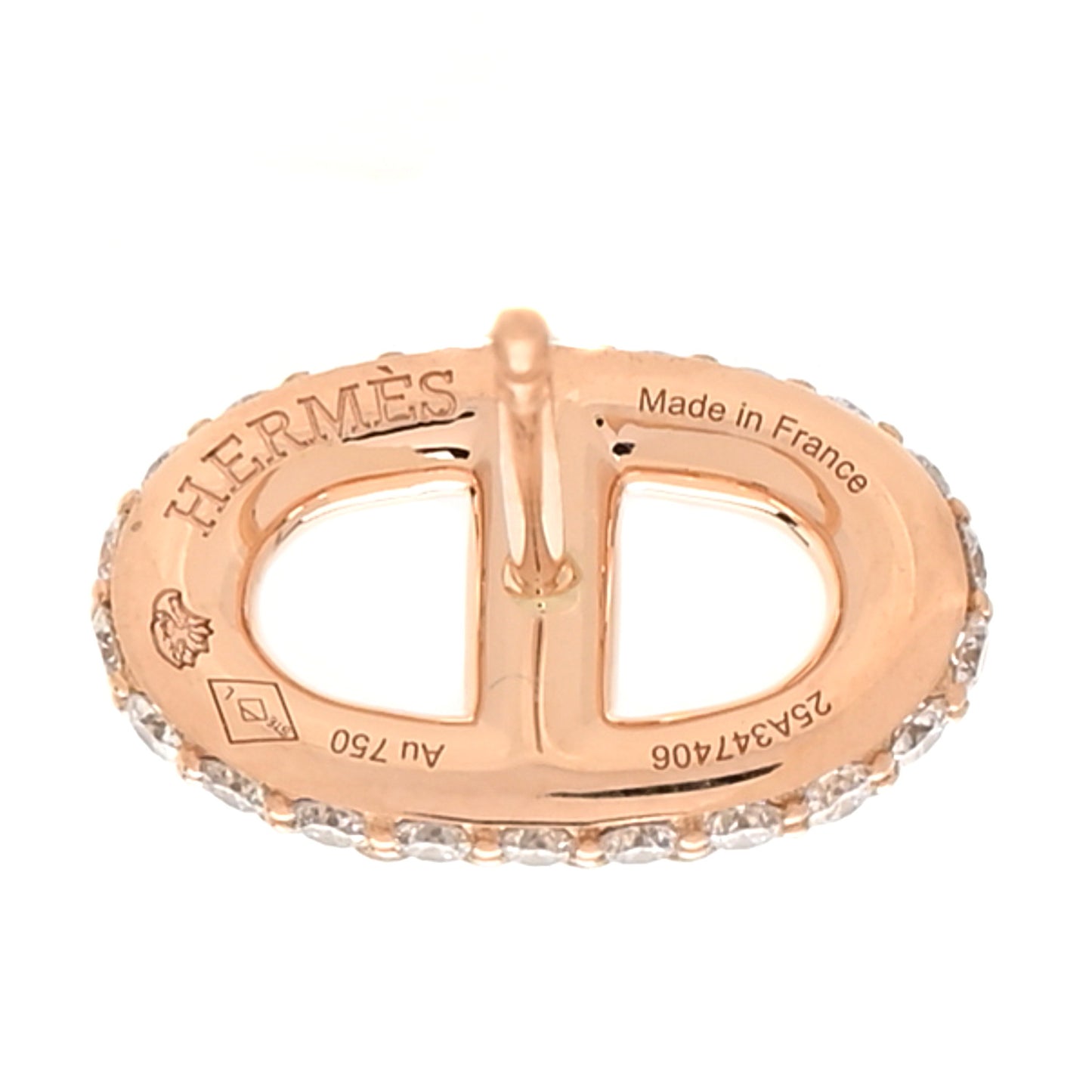18K Rose Gold Diamond New Farandole Earrings