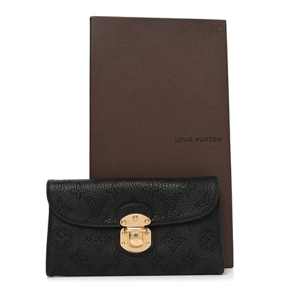 Louis Vuitton Mahina Amelia Wallet Black 7 of 7