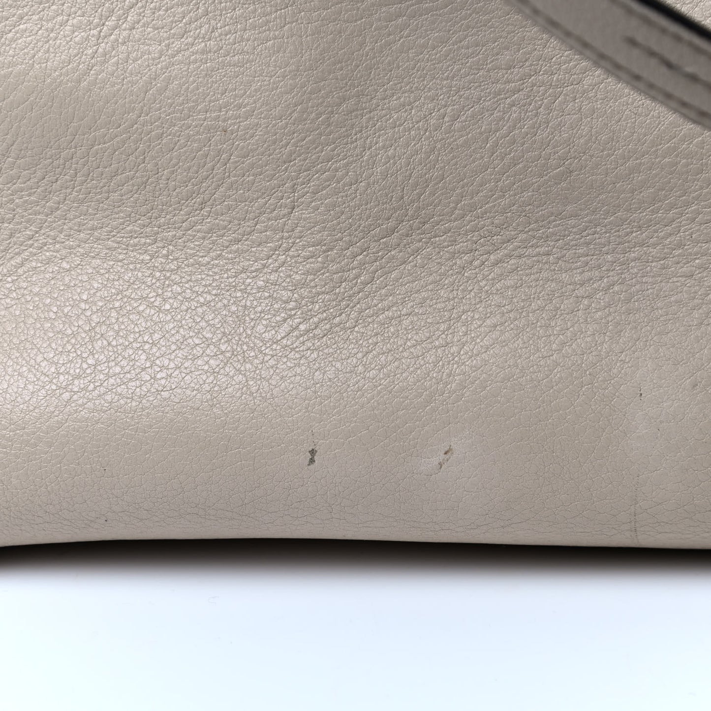 Smooth Calfskin Small Milo Shopping Tote Motty Grey