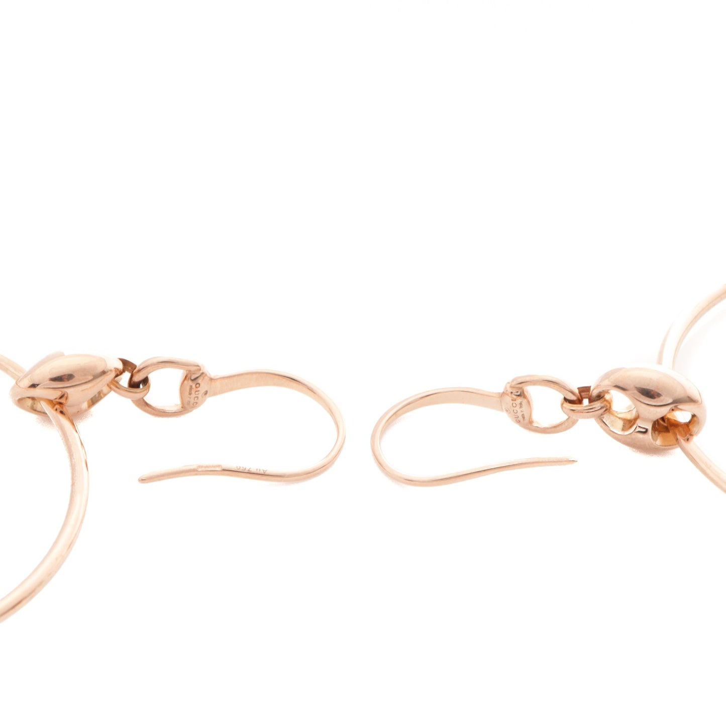 18K Rose Gold Marina Hoop Earrings
