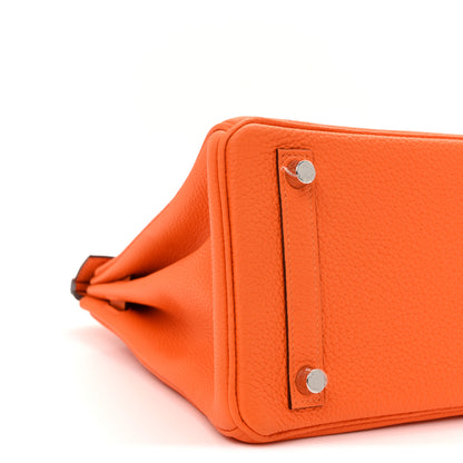Hermes Togo Birkin 25 Orange Minium 9 of 12