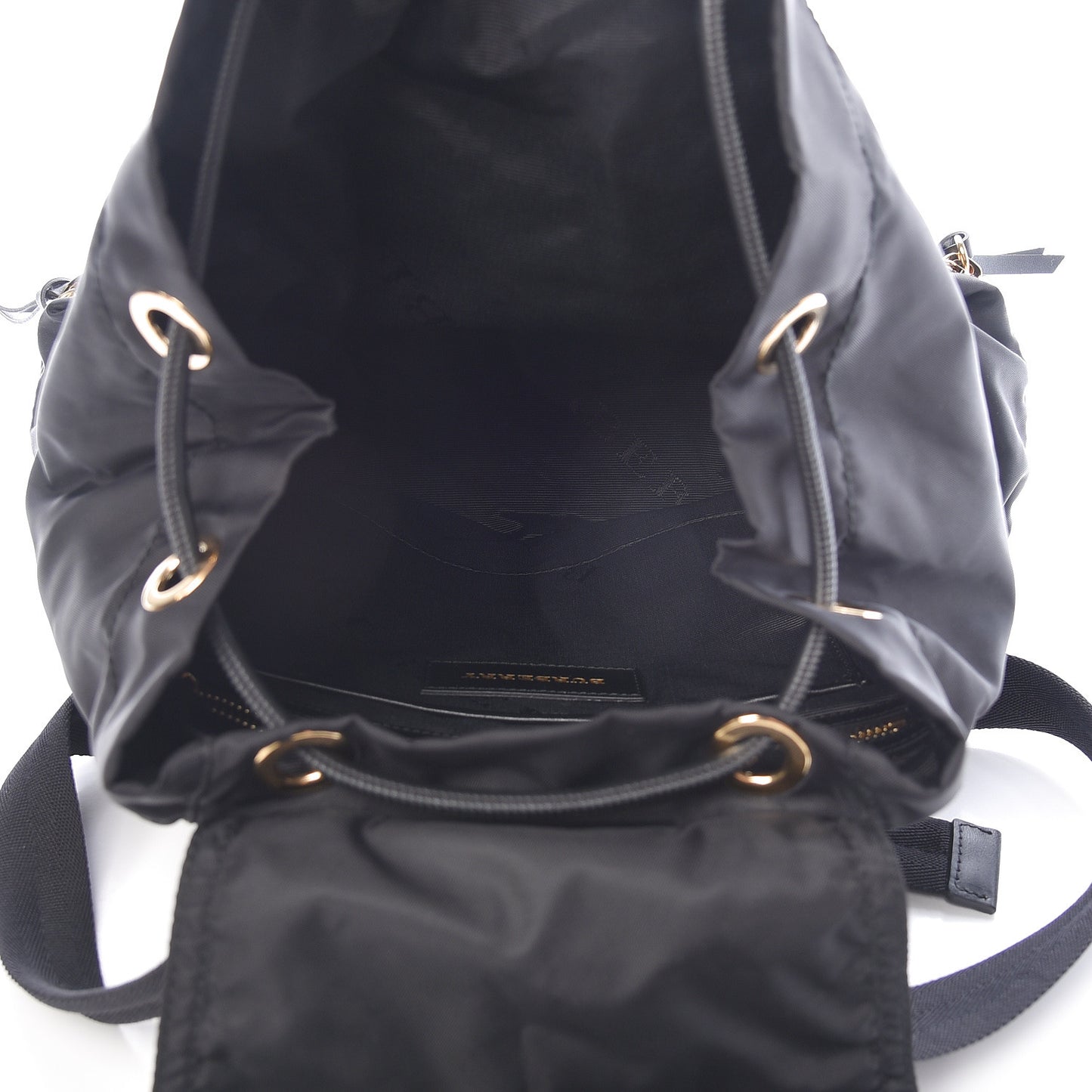 Nylon Medium Rucksack Backpack Black