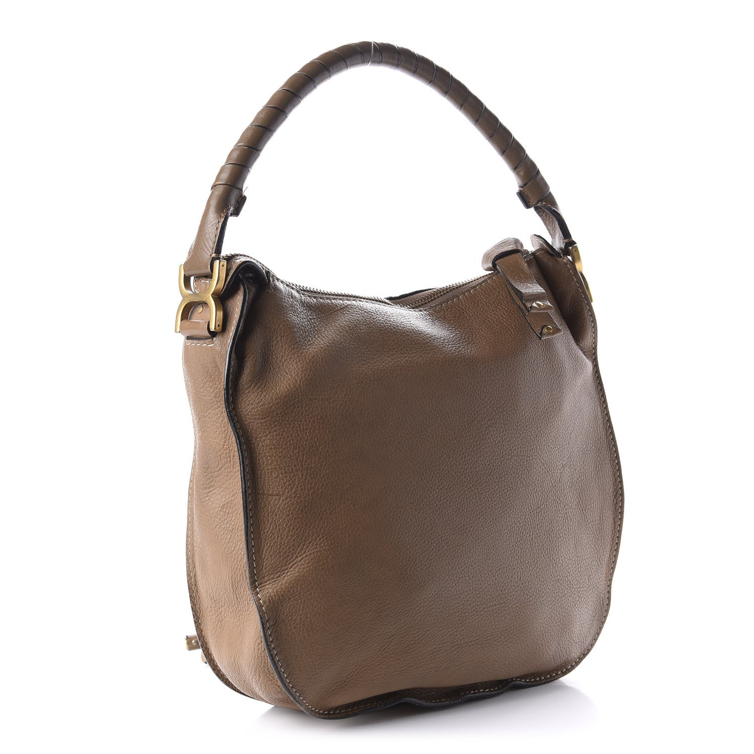 Chloe Calfskin Medium Marcie Hobo Nut 3 of 12