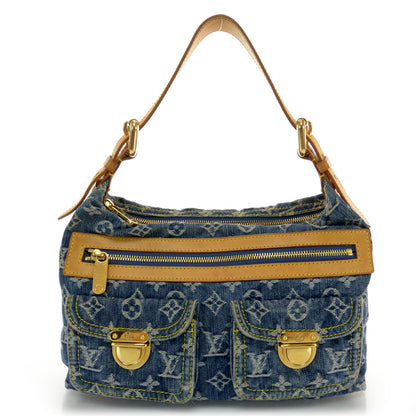 Louis Vuitton Monogram Denim Baggy PM Blue 1 of 7
