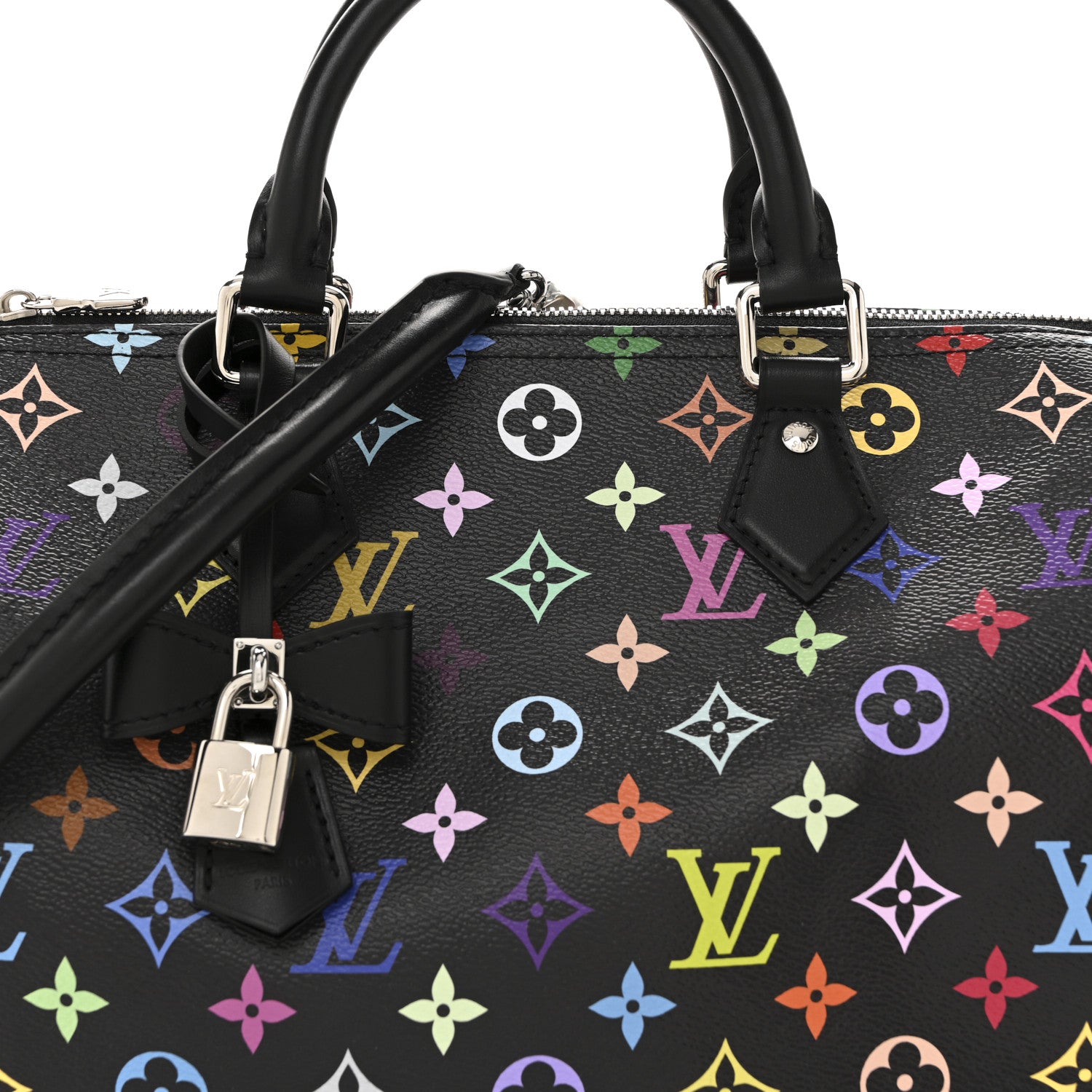 Louis Vuitton LV X TM Monogram Multicolor Speedy Soft 30 Black 7 of 9