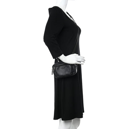 Louis Vuitton Monogram Eclipse Taigarama Outdoor Pouch Black 2 of 12