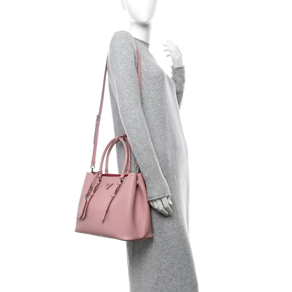 Prada Saffiano Cuir Medium Double Handle Tote Pesco 2 of 15