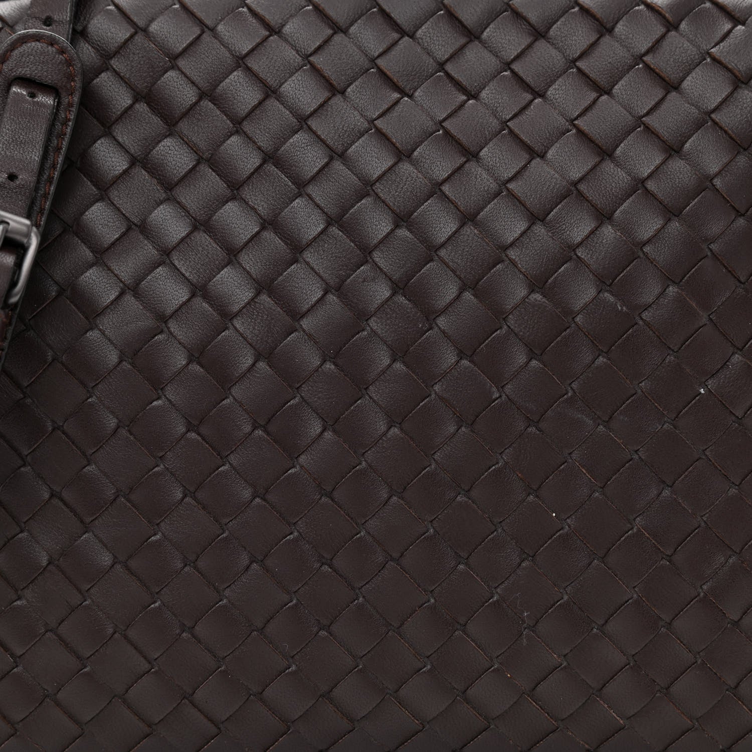 Bottega Veneta Nappa Intrecciato Nodini Crossbody Messenger Ebano 16 of 24