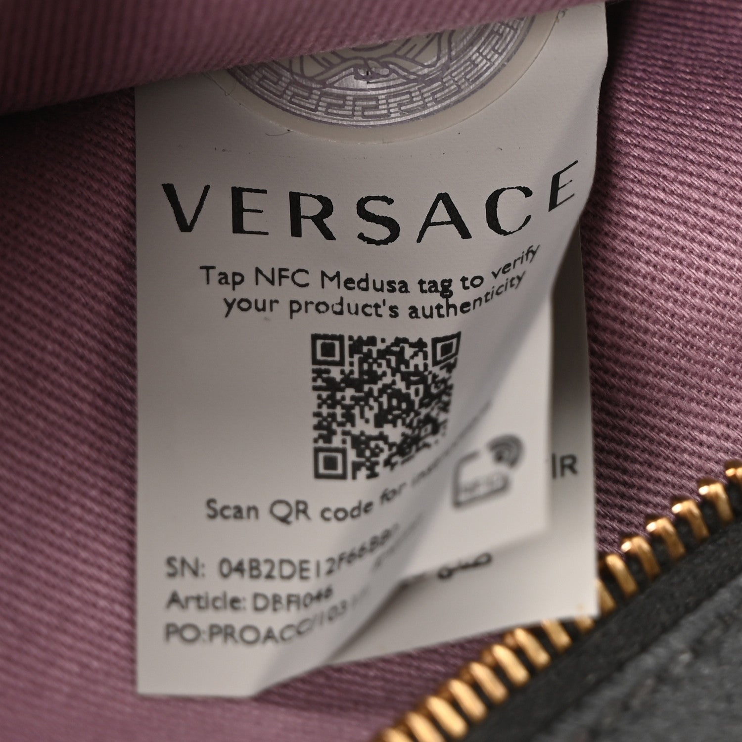 Versace Grained Calfskin Medusa Camera Bag Black 7 of 10