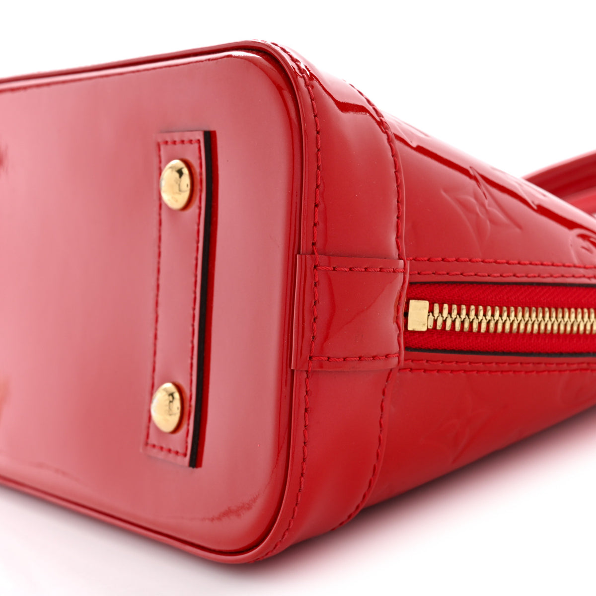 Louis Vuitton Vernis Alma BB Cherry 10 of 12