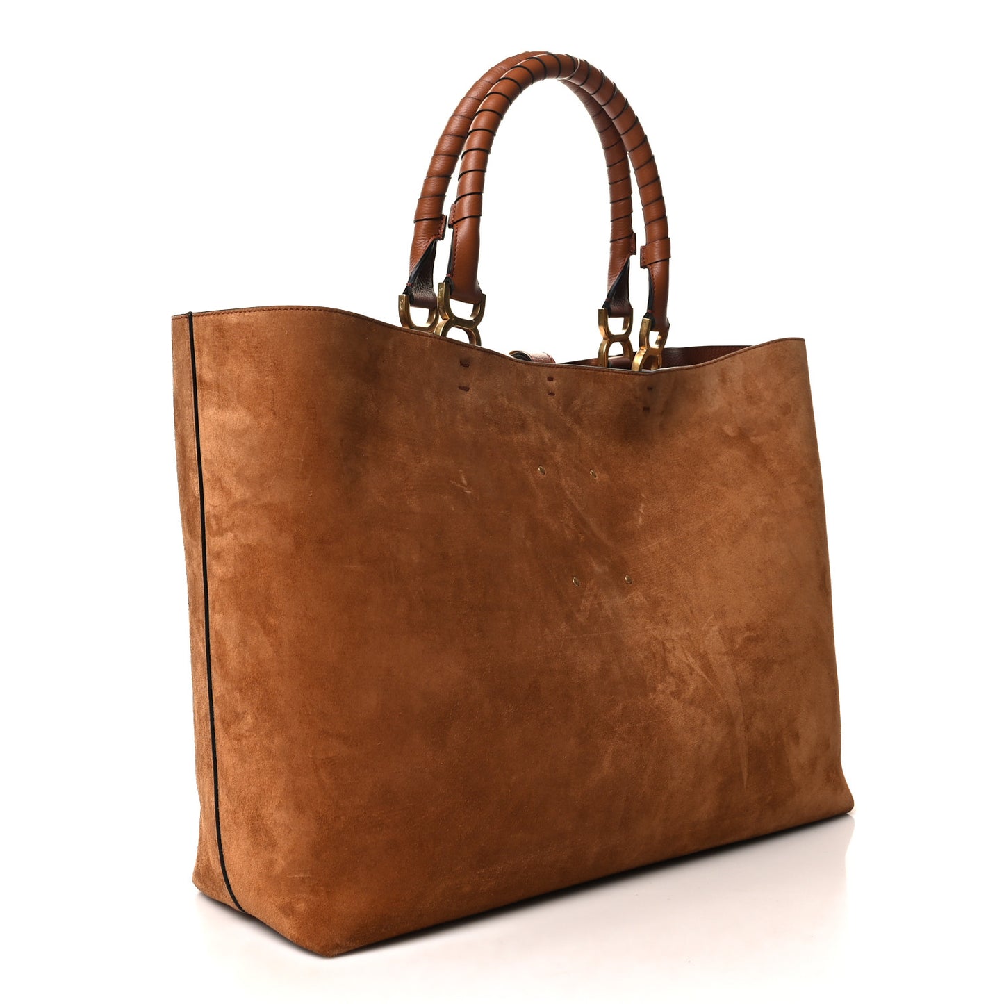 Suede Medium Marcie Tote Caramel