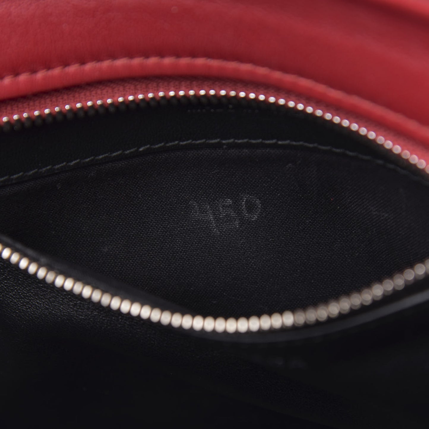 Calfskin XS Fringe Laundry Cabas Red